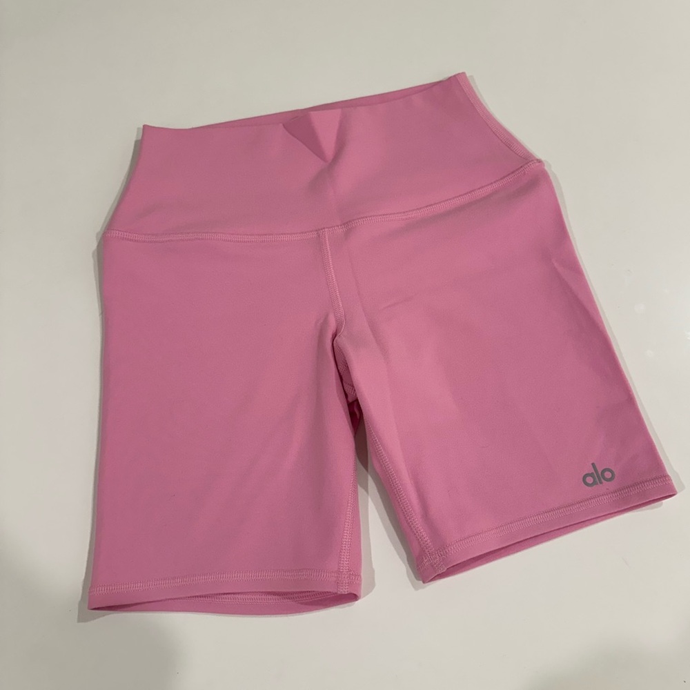 ALO - Pink Yoga Shorts